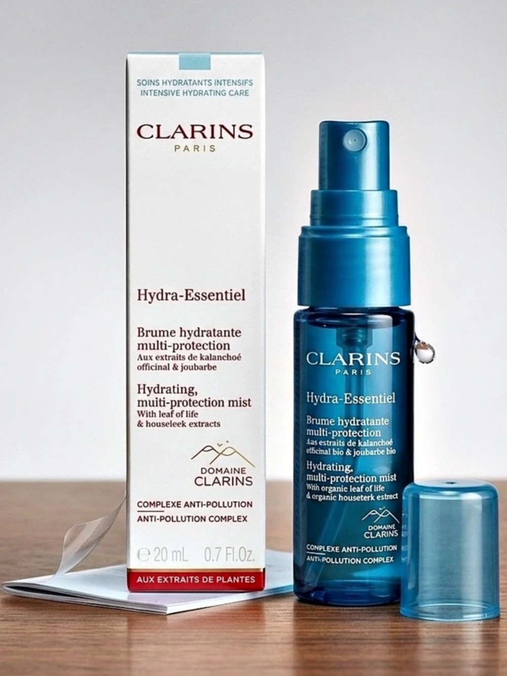 Clarins Hydra-Essentiel Multi-Protection Hydrating Mist Hydrating Mist 20ml NWT